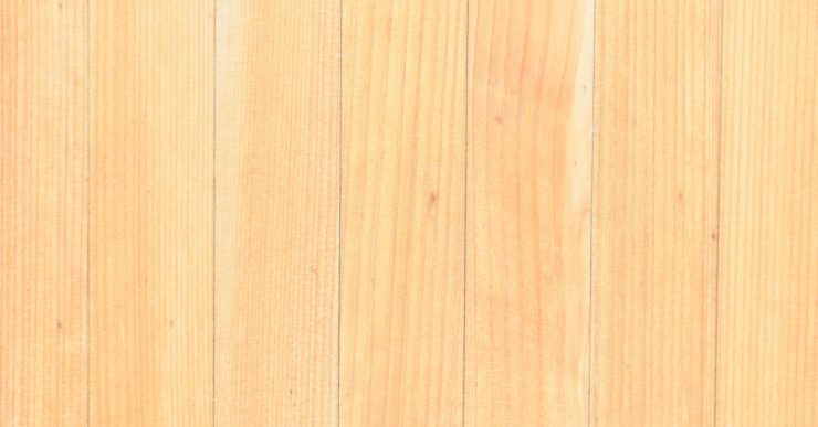 Zoom sur la structure d'un panneau de bois clair