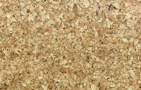 Zoom sur la texture d'une plaque de liège expansé