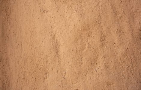 Texture d'une paroi en argile