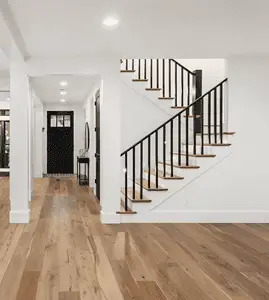 Durable et facile à nettoyer au quotidien, le parquet en bois apporte à un intérieur une incroyable douceur et un confort unique