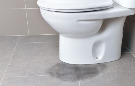 Une fuite d’eau dans les toilettes