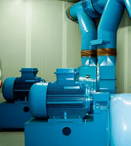 Une station de collecte pneumatique des déchets urbains