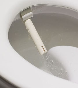 Cuvette de toilette de style japonais avec système de jet d’eau
