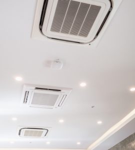 Système de climatisation encastré au plafond