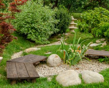 Petit jardin au style japonais