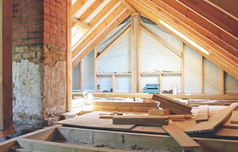 Rénovation des combles d'une maison