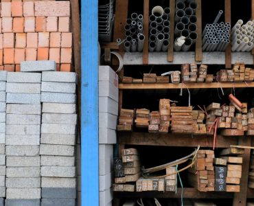 Différents matériaux de construction