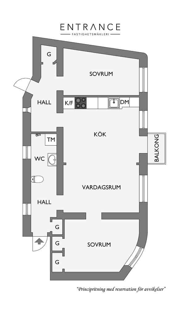 plan de l'appartement