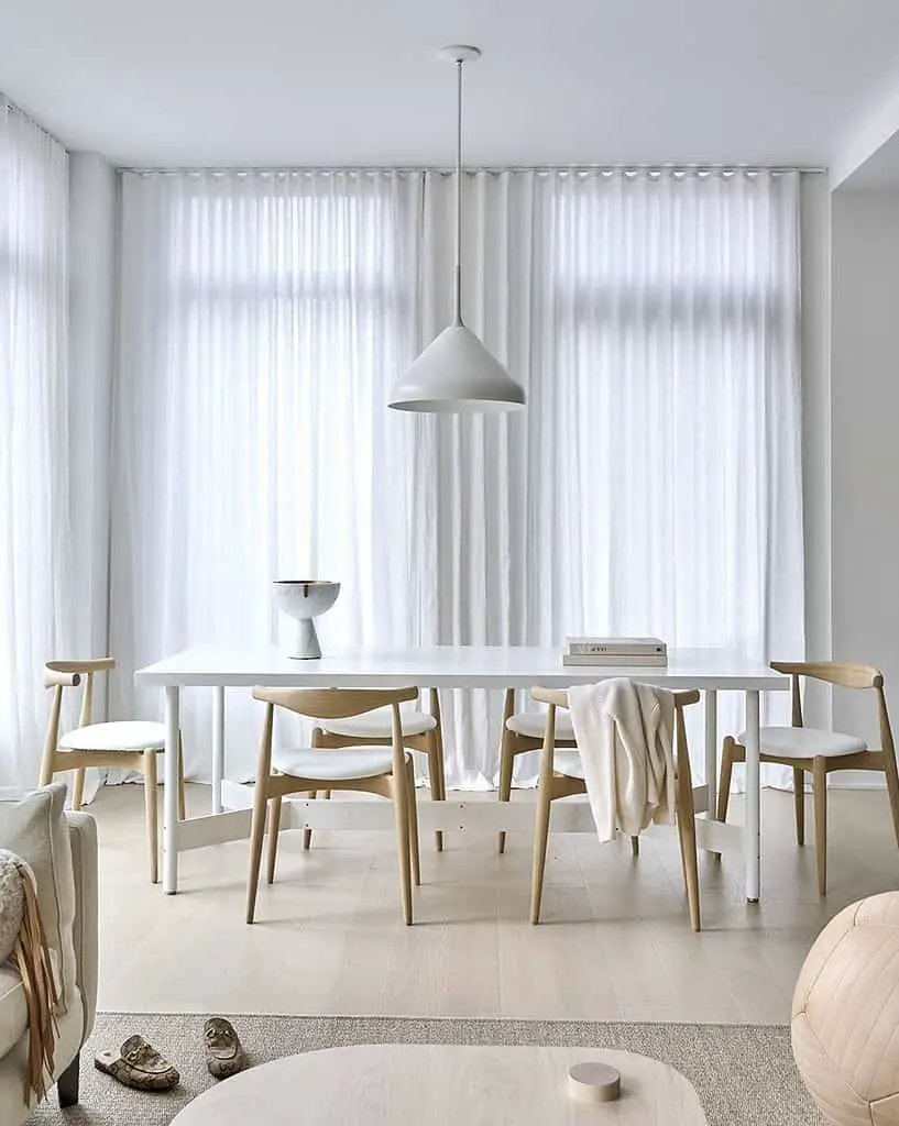 table et chaises design inspiration scandinave