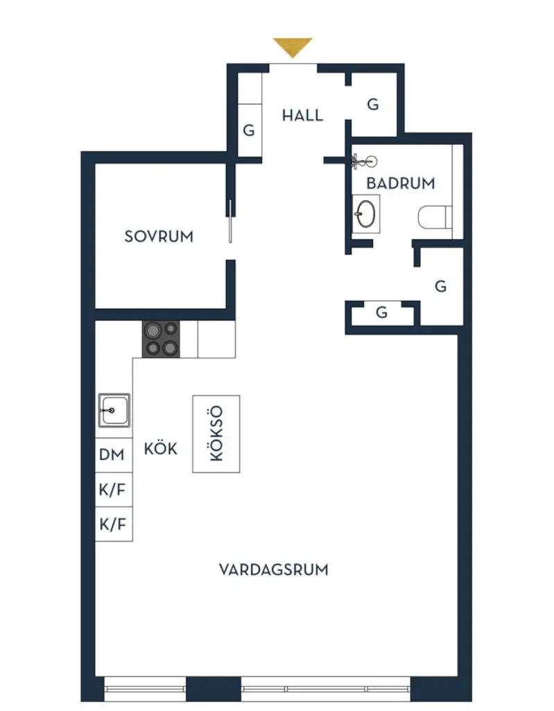 plan de l'appartement