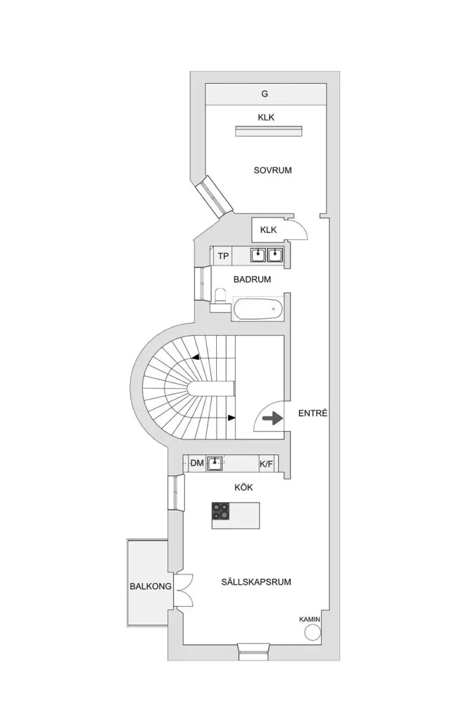 plan de l'appartement