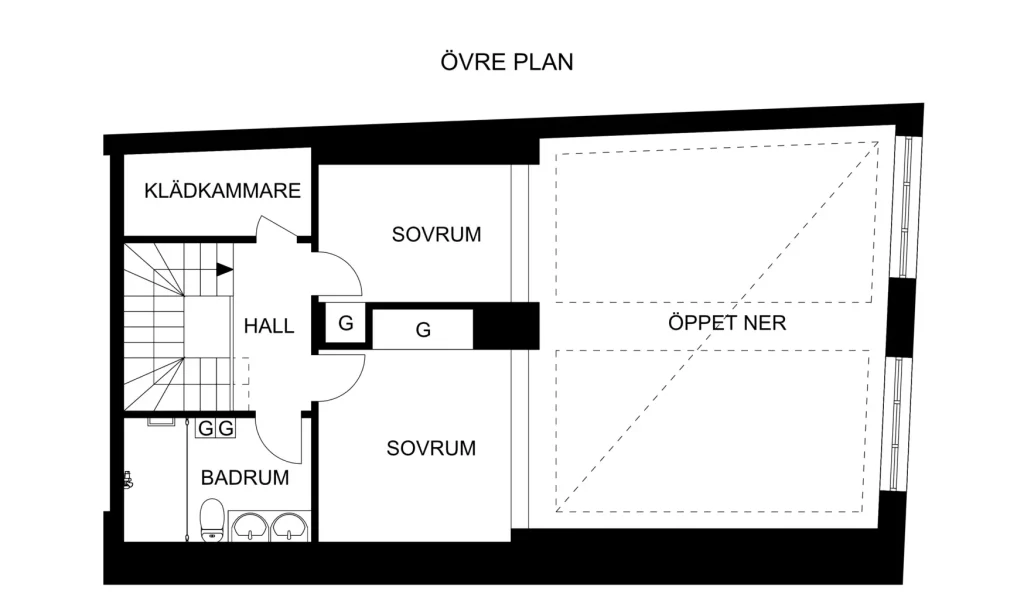 le plan de la mezzanine