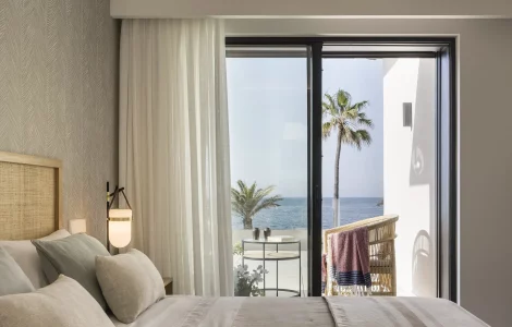 vue sur l'extérieur depuis la chambre