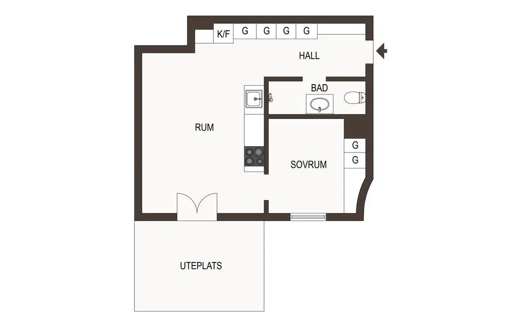 plan de l'appartement