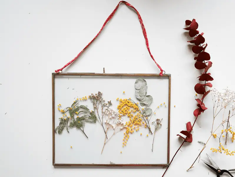 Un herbier en fleurs séchées DIY