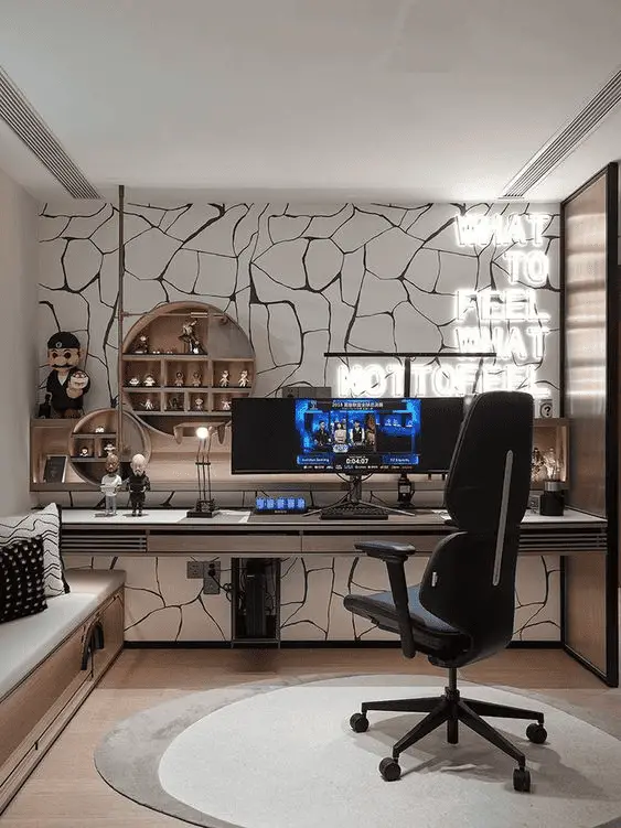 Une chambre de gamer originale