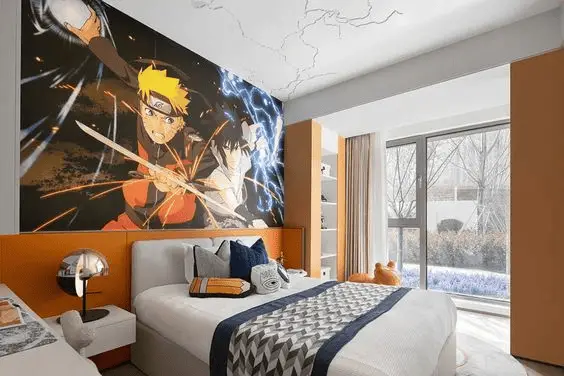 Une chambre design sur le thème de Naruto