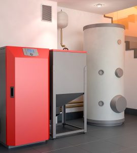 La chaudière biomasse peut être installée dans le garage ou le sous-sol de votre logement 