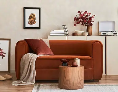 Canapé design marron